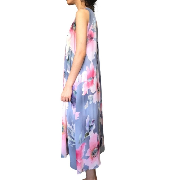 Vast Collection Floral Vintage Loose Sleeveless Midi Dress - Picture 3 of 13